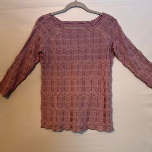 WHBM blouse, size L, purple.